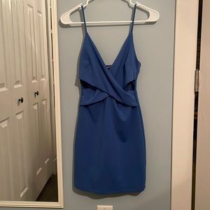 Blue blush - from pitaya blue cutout dress size small